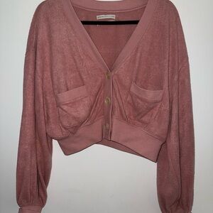 Urban Outfitters Dusty Rose Cardigan